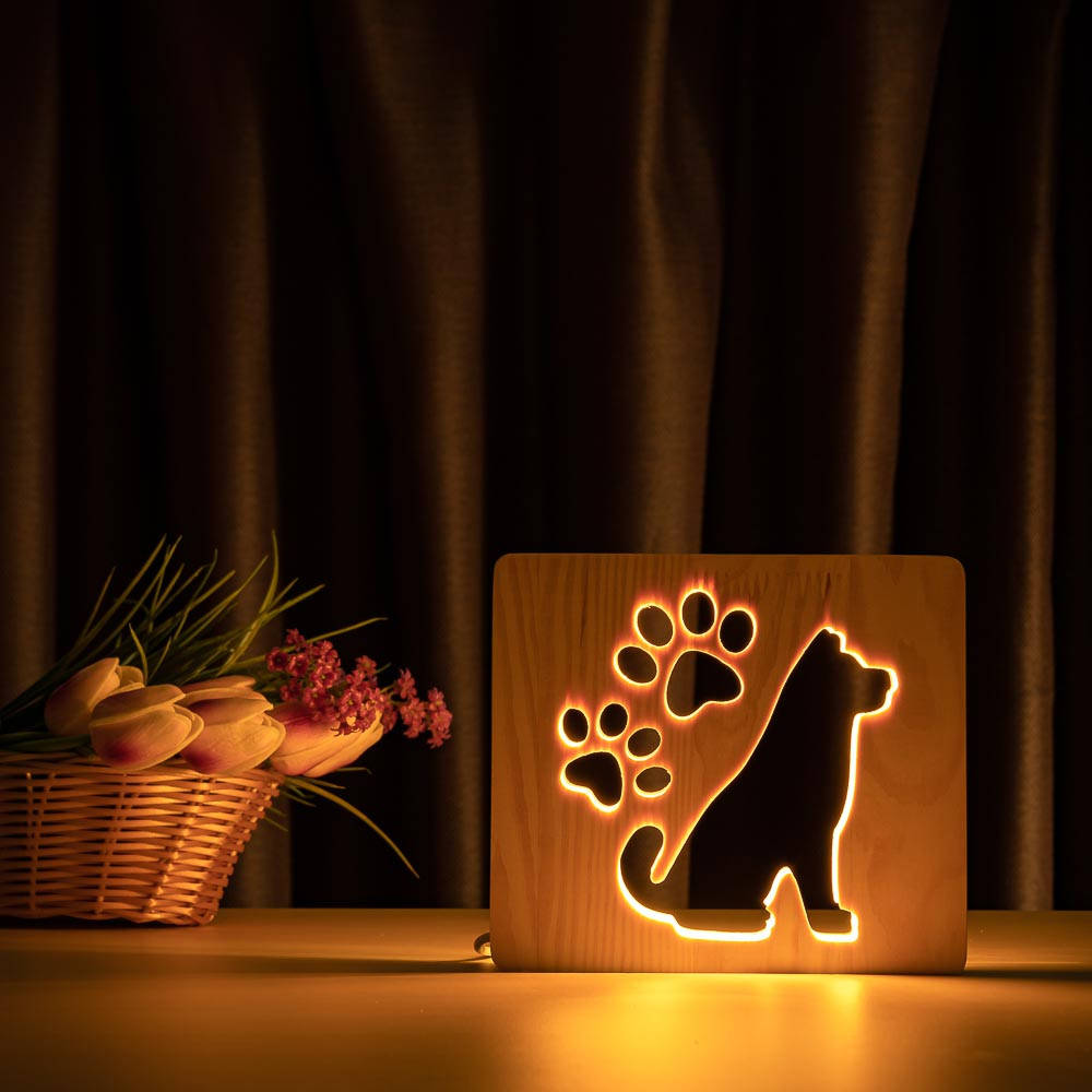 Светильник ночник ArtEco Light из дерева LED "Собака и следы" с пультом и регулировкой света, цвет теплый, Белый
Светильник ночник ArtEco Light из дерева LED "Собака и следы" с пультом и регулировкой света, цвет теплый, Белый