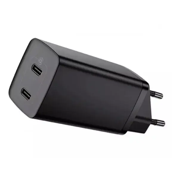 Адаптер питания для телефона Baseus CCGAN2L-E01 Black (GaN2 Lite Quick Charger 65W 2 Type-C ), Черный
Адаптер питания для телефона Baseus CCGAN2L-E01 Black (GaN2 Lite Quick Charger 65W 2 Type-C ), Черный
