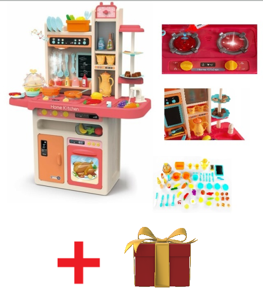 Высокая детская большая интерактивная кухня с водой и паром высота 93 см Mega Kitchen 889-162 
Высокая детская большая интерактивная кухня с водой и паром высота 93 см Mega Kitchen 889-162