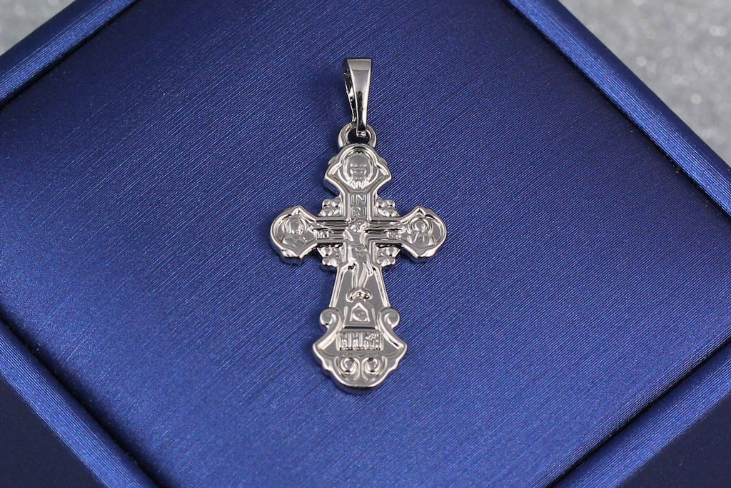 Крестик Xuping Jewelry с распятием квадратная середина 2.5 см серебристый, Серебристий
Крестик Xuping Jewelry с распятием квадратная середина 2.5 см серебристый, Серебристий