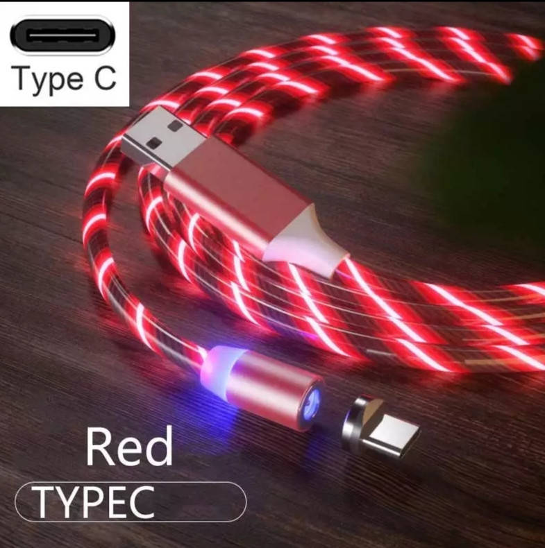 Магнитный светящийся кабель USB для зарядки телефона Type-C с подсветкой LED красный - Очень красиво светится!
Магнитный светящийся кабель USB для зарядки телефона Type-C с подсветкой LED красный - Очень красиво светится!