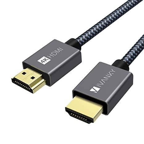 Высокоскоростной кабель HDMI, кабель 4K HDMI Кабель iVanky 3,3 фута HDMI 2.0 18 Гбит/с, 4K HDR, 3D, 2160P, 108, Белый
Высокоскоростной кабель HDMI, кабель 4K HDMI Кабель iVanky 3,3 фута HDMI 2.0 18 Гбит/с, 4K HDR, 3D, 2160P, 108, Белый