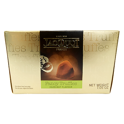 Цукерки трюфелі Джакот з лісовим горіхом Jacouot saveur noisette 200g 16шт/ящ (Код : 00-00006273)
Цукерки трюфелі Джакот з лісовим горіхом Jacouot saveur noisette 200g 16шт/ящ (Код : 00-00006273)