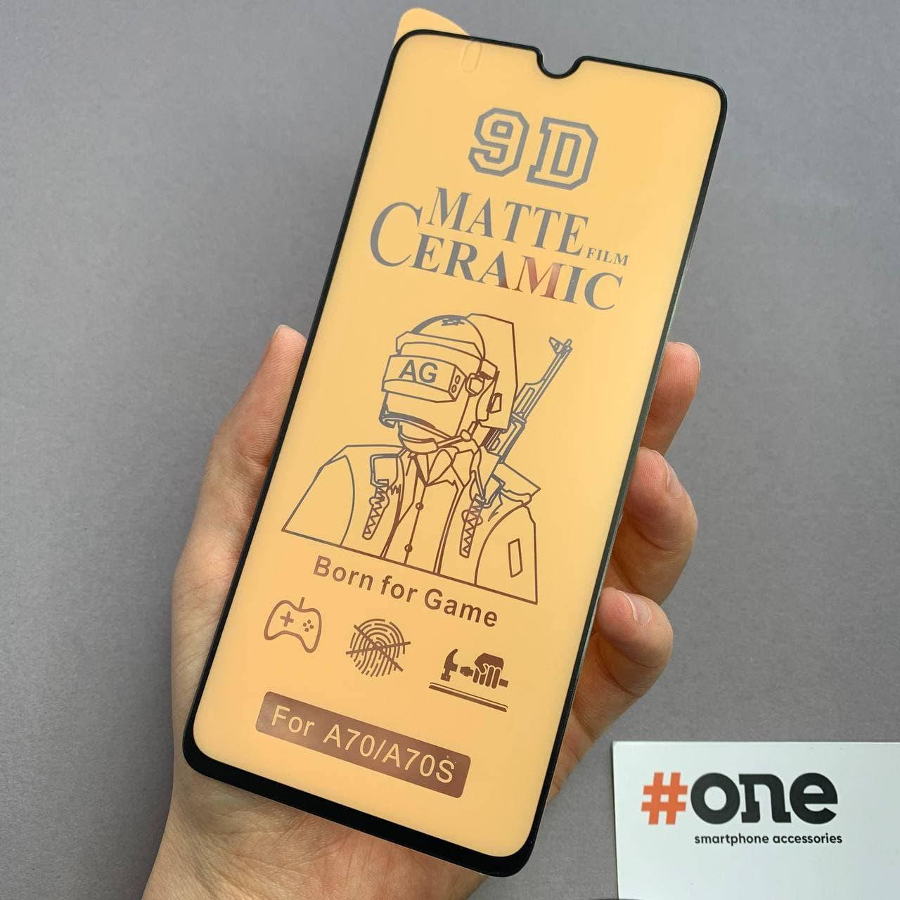 Пленка для Samsung Galaxy A70 матовая гибкая керамическая пленка на экран телефона самсунг а70 черная CRM, Черный
Пленка для Samsung Galaxy A70 матовая гибкая керамическая пленка на экран телефона самсунг а70 черная CRM, Черный