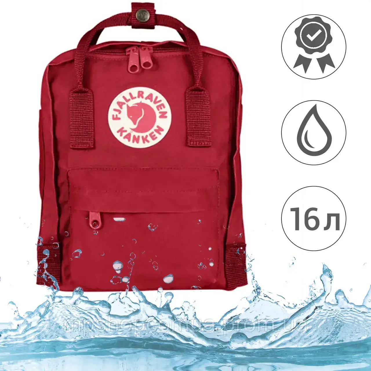 Молодежный Городской Рюкзак Fjallraven Kanken Classic 16л Рюкзак для школы Kanken 16 л Бордовый MND
Молодежный Городской Рюкзак Fjallraven Kanken Classic 16л Рюкзак для школы Kanken 16 л Бордовый MND