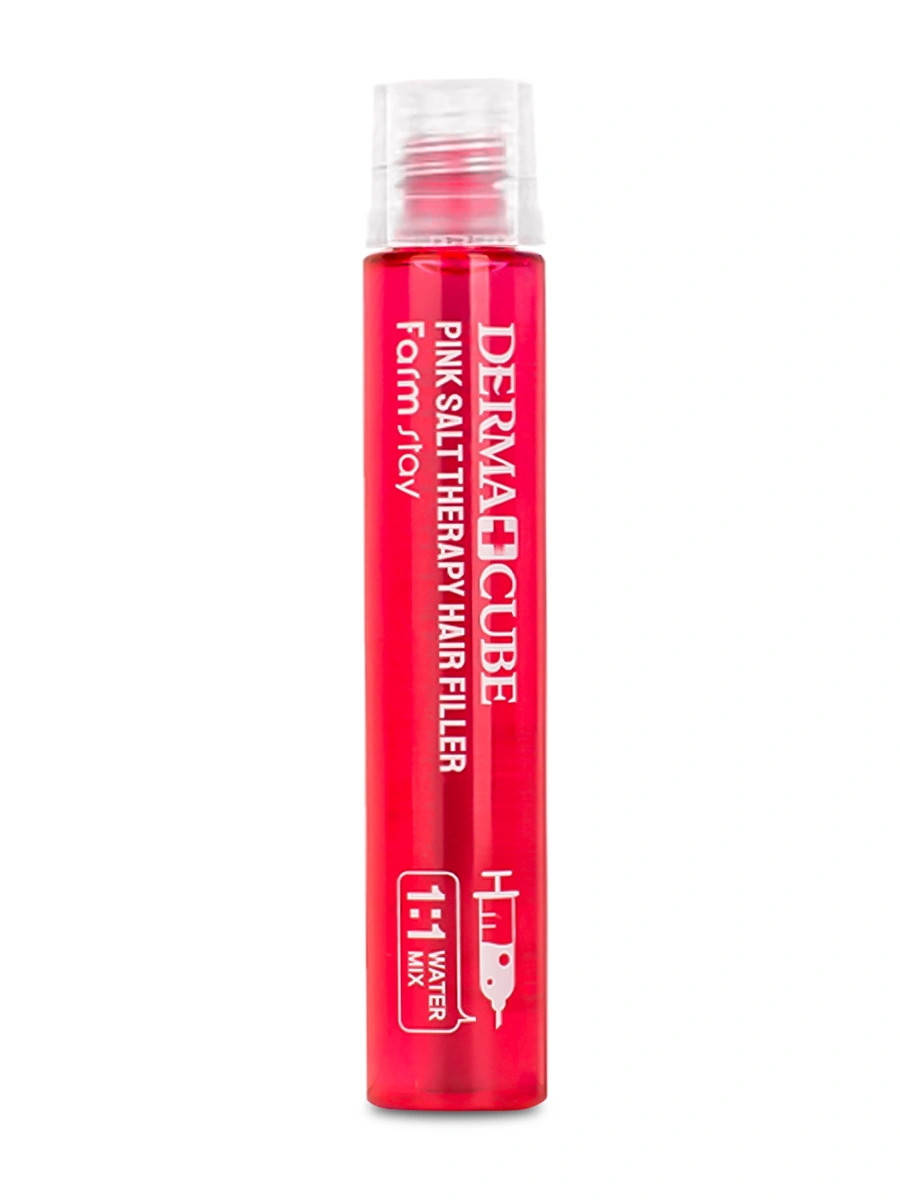 Филлер для волос с розовой солью Farmstay Derma Cube Pink Salt Therapy Hair Filler 13 мл 
Филлер для волос с розовой солью Farmstay Derma Cube Pink Salt Therapy Hair Filler 13 мл