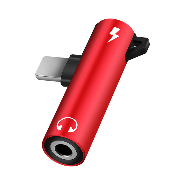 Адаптер-переходник 2 в 1 с Lightning на разъем Lightning для зарядки и 3,5 мм для наушников Красный
Адаптер-переходник 2 в 1 с Lightning на разъем Lightning для зарядки и 3,5 мм для наушников Красный