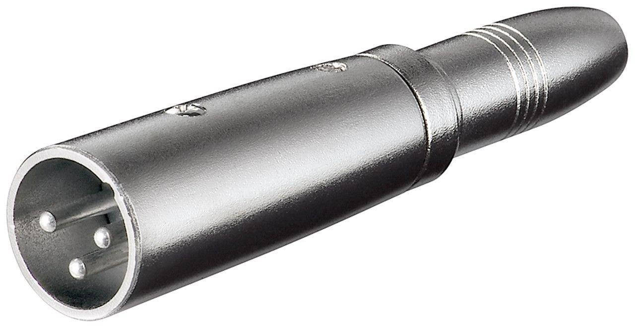 Перехідник аудіо XLR 3p-Jack 6.3mm M/F Goobay адаптер Mono Metal корпус Серебряный(75.02.7454)
Перехідник аудіо XLR 3p-Jack 6.3mm M/F Goobay адаптер Mono Metal корпус Серебряный(75.02.7454)