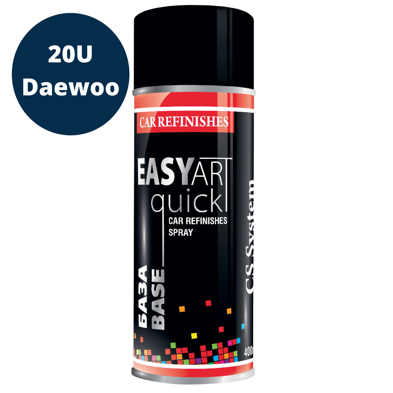 Автомобильная Краска в Баллончиках Синий Металлик 20U Daewoo CSS EASY ART Quick BASE 400мл
Автомобильная Краска в Баллончиках Синий Металлик 20U Daewoo CSS EASY ART Quick BASE 400мл