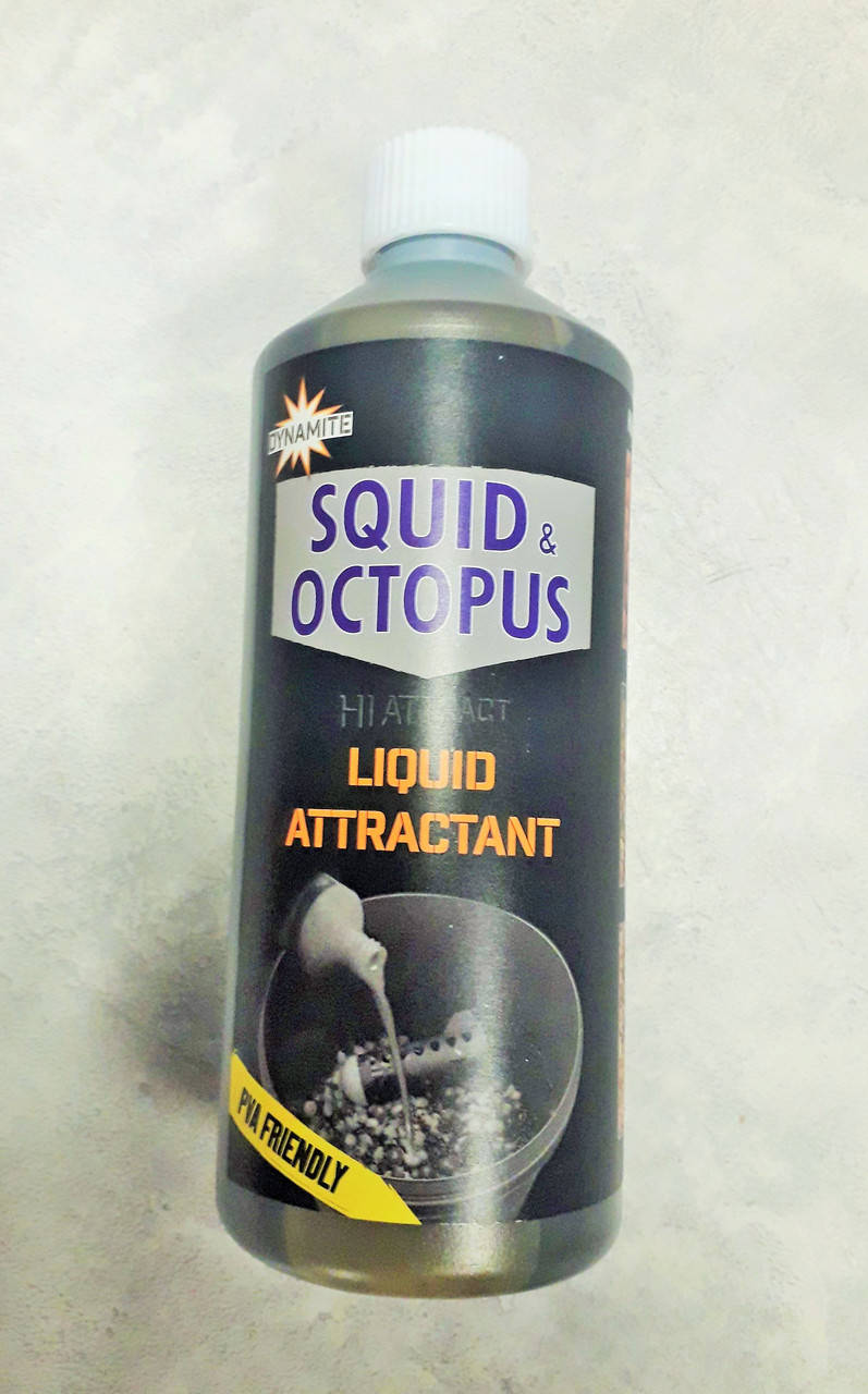 Ликвид Кальмар и Осьминог (Аттрактант) Dynamite Baits (Динамит Бейтс) - Liquid Attractant Squid Octopus, 500мл
Ликвид Кальмар и Осьминог (Аттрактант) Dynamite Baits (Динамит Бейтс) - Liquid Attractant Squid Octopus, 500мл