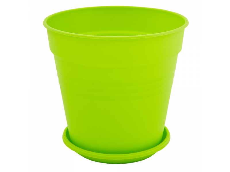 Вазон "Глория" с подставкой 18,5*18см. (светло-зелёный) 
Вазон "Глория" с подставкой 18,5*18см. (светло-зелёный)