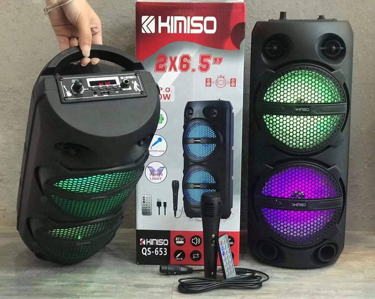Портативная акустика Kimiso PARTY SPEAKER LED 6.5*2, Караоке Микрофон, микшер, светомузыка, мощность 30 Ватт
Портативная акустика Kimiso PARTY SPEAKER LED 6.5*2, Караоке Микрофон, микшер, светомузыка, мощность 30 Ватт
