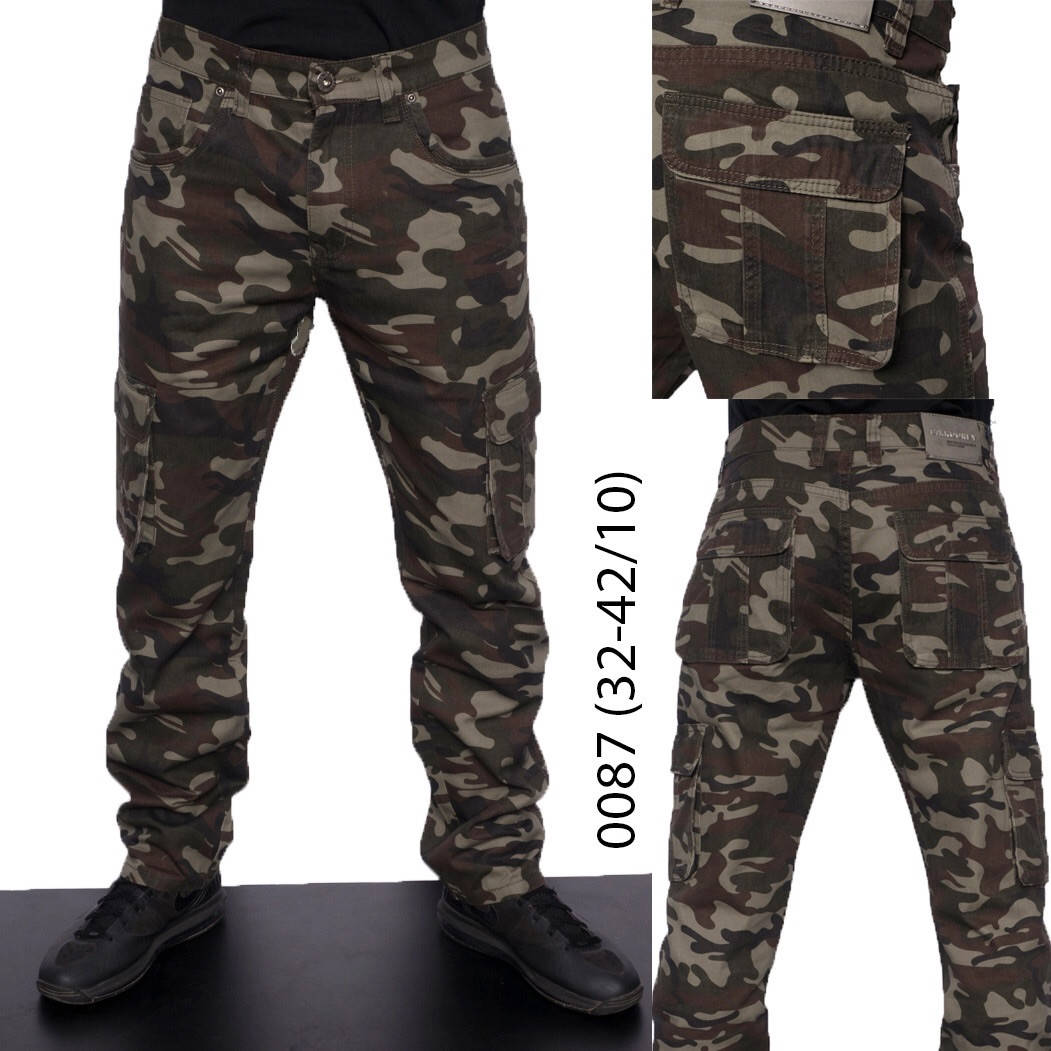 Брюки, джинсы мужские брендовые коттоновые камуфляжные с накладными карманами "карго" S.A. RONEY, Турция, Хаки
Брюки, джинсы мужские брендовые коттоновые камуфляжные с накладными карманами "карго" S.A. RONEY, Турция, Хаки