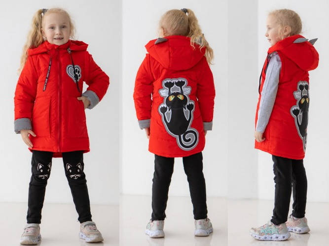 Весенняя светоотражающая куртка-жилетка для девочек Нюся, рост 104,110,116,122,128,134,140,146 красная
Весенняя светоотражающая куртка-жилетка для девочек Нюся, рост 104,110,116,122,128,134,140,146 красная