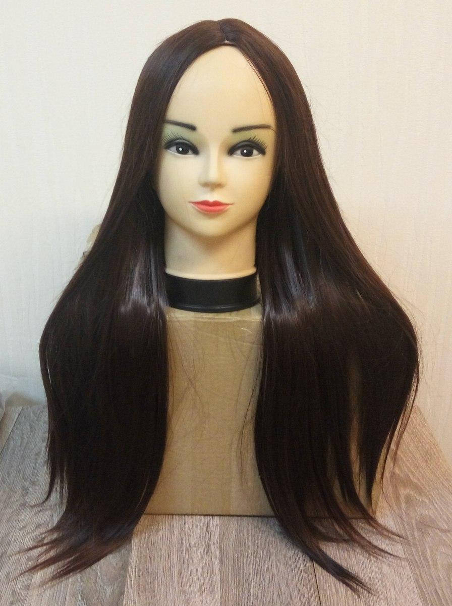 Парик женский длинный прямой коричневый шоколадный каштановый с пробором без челки 70см
Парик женский длинный прямой коричневый шоколадный каштановый с пробором без челки 70см