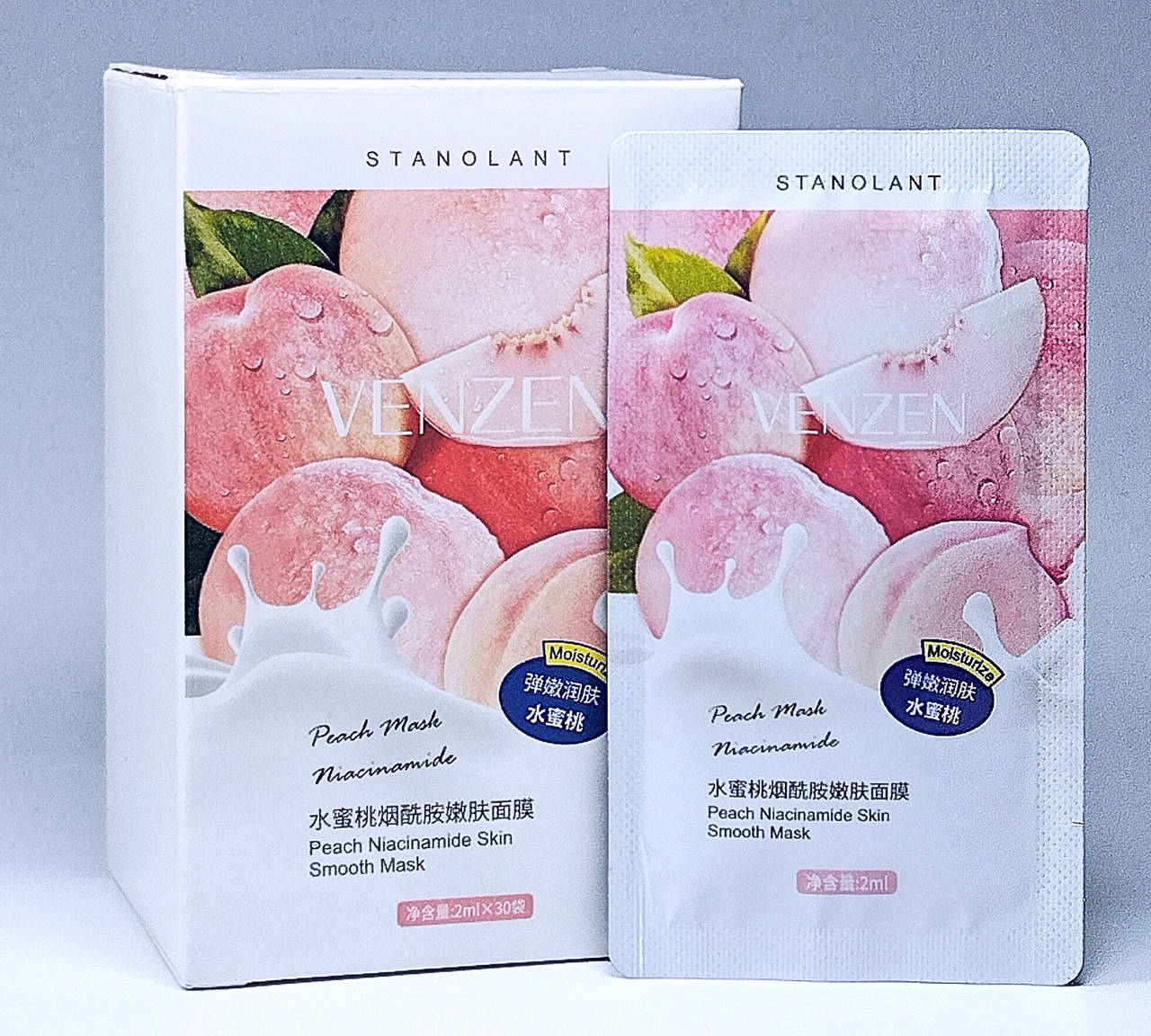 Маска для лица в стике Liftheng Peach Niacinome увлажняющая с экстрактом персика 2 мл
Маска для лица в стике Liftheng Peach Niacinome увлажняющая с экстрактом персика 2 мл