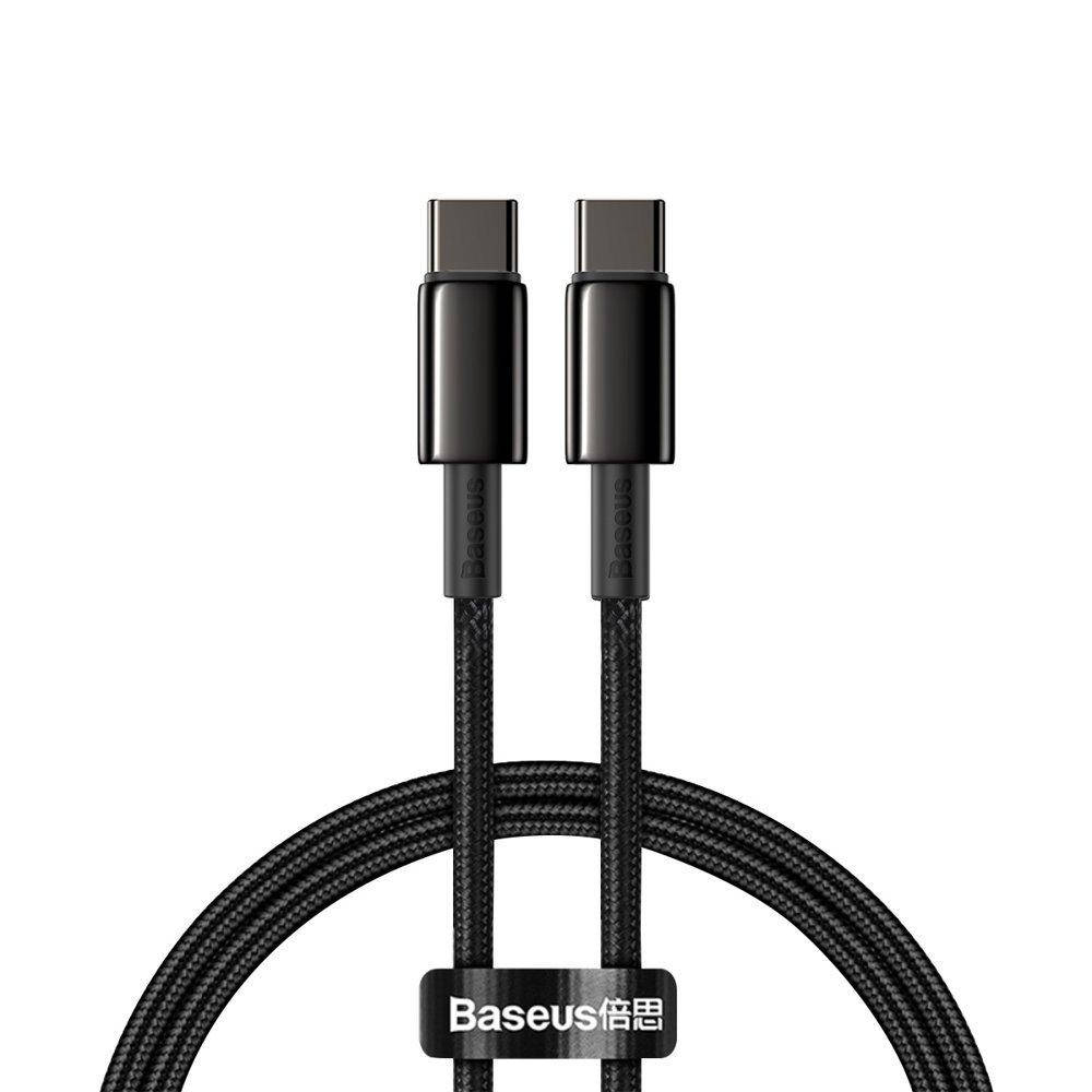 Кабель Type-C to Type-C Baseus Tungsten Gold Fast Charging 100W 1m Black (CATWJ-01), Черный
Кабель Type-C to Type-C Baseus Tungsten Gold Fast Charging 100W 1m Black (CATWJ-01), Черный