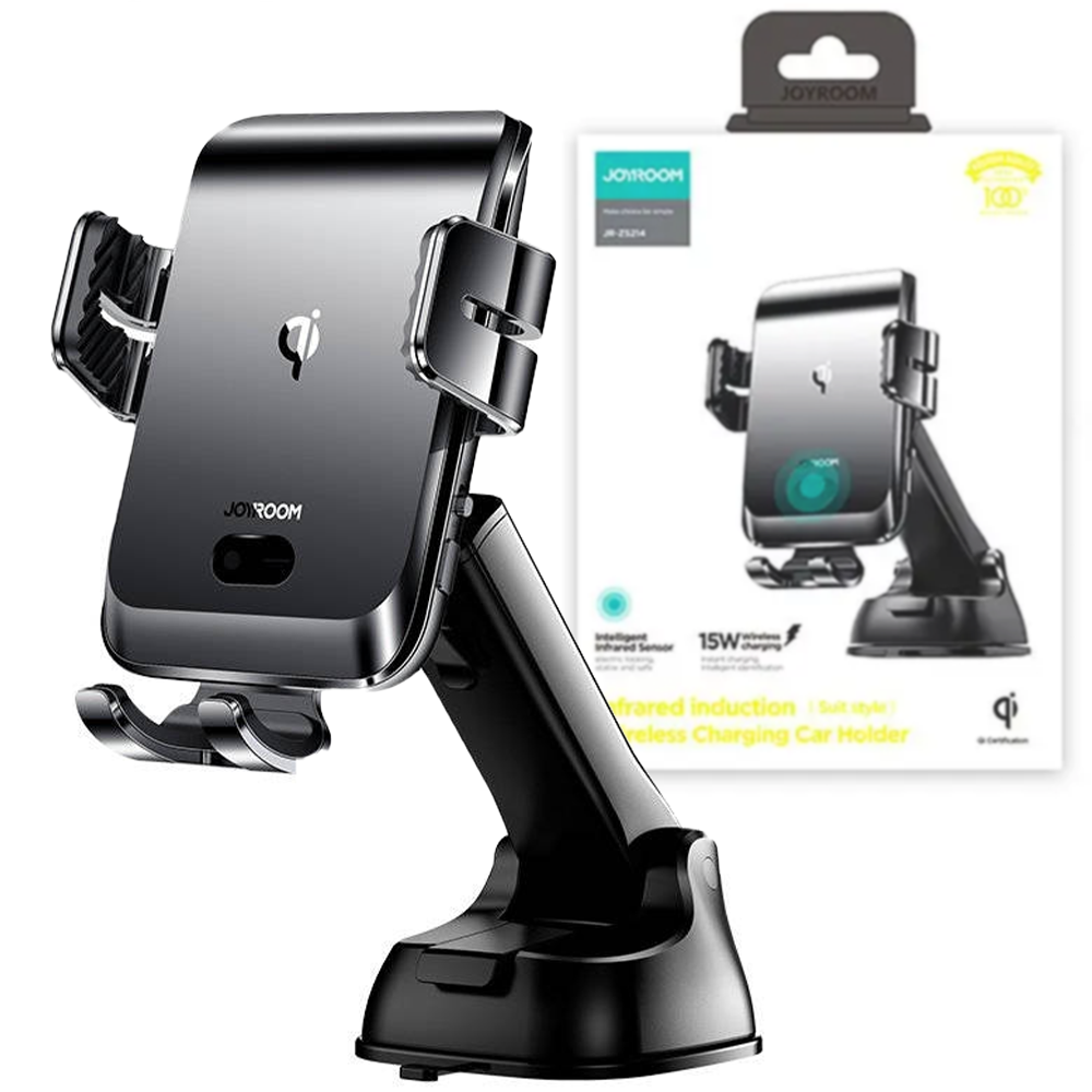 Автоматический держатель с беспроводной зарядкой JOYROOM JR-ZS214 Infrared Induction Wireless Charging Suit, Черный
Автоматический держатель с беспроводной зарядкой JOYROOM JR-ZS214 Infrared Induction Wireless Charging Suit, Черный
