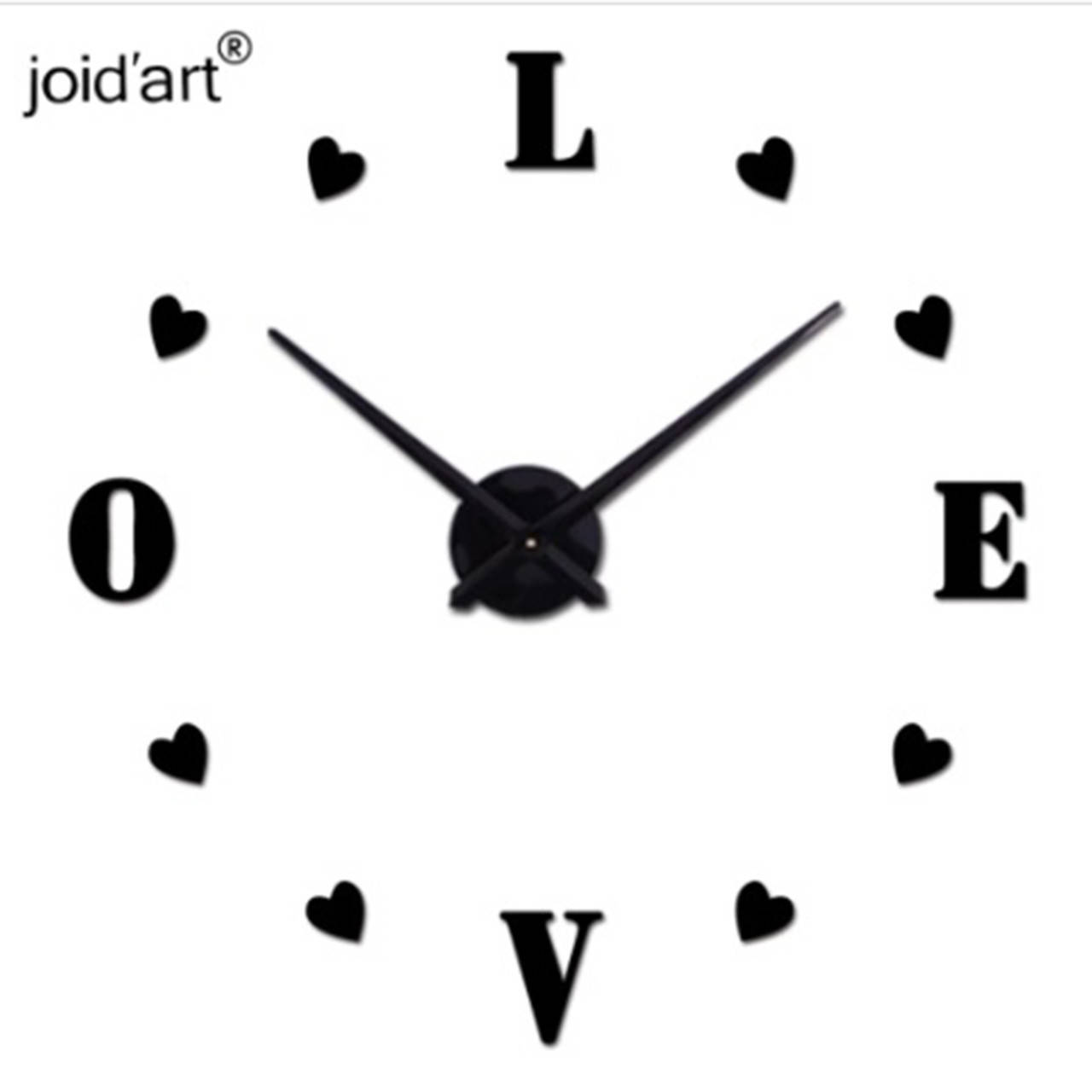 Настенные часы 3D Большие "Love" - 3Д часы наклейка с зеркальным эффектом, необычные настенные часы стикеры Чёрный
Настенные часы 3D Большие "Love" - 3Д часы наклейка с зеркальным эффектом, необычные настенные часы стикеры Чёрный