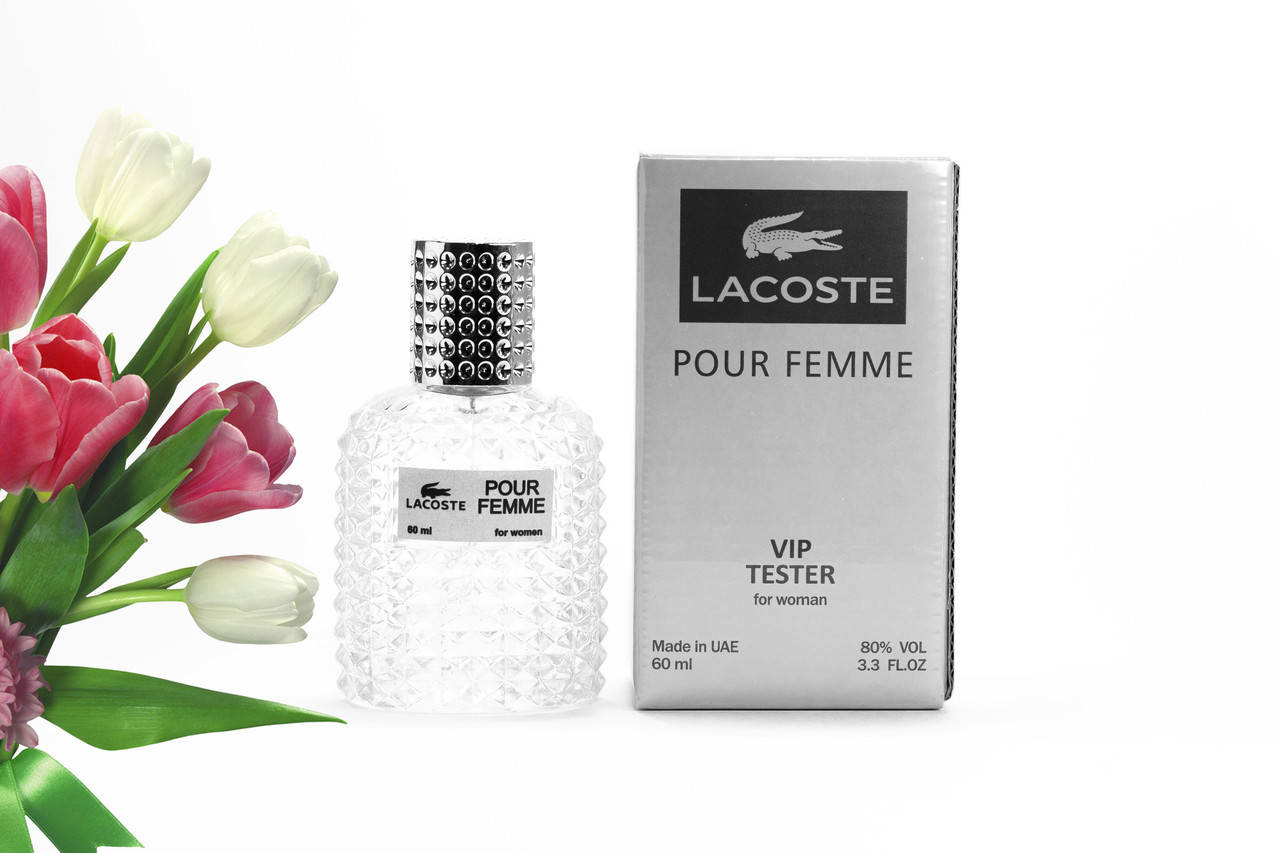 Тестер Lacoste Pour Femme 60 мл 
Тестер Lacoste Pour Femme 60 мл