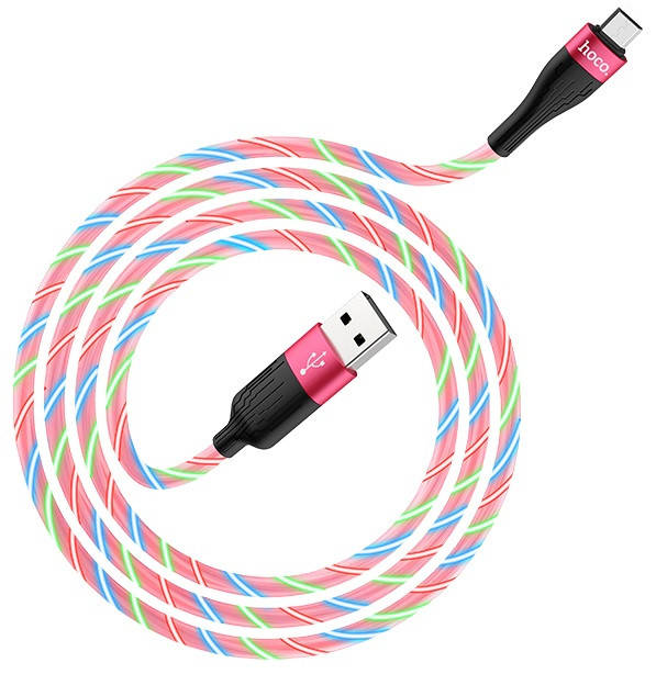 Кабель для зарядки телефона с подсветкой MicroUSB Andoid HOCO Charming Night U85 |1m, 2.4A| Розовый
Кабель для зарядки телефона с подсветкой MicroUSB Andoid HOCO Charming Night U85 |1m, 2.4A| Розовый