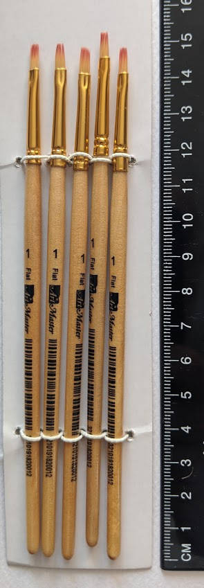 Кисть нейлон плоская №1 Art Master
Кисть нейлон плоская №1 Art Master