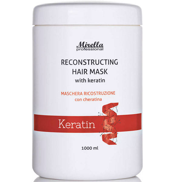 Восстанавливающая маска с кератином Mirella Professional Reconstructing Hair Mask With Keratin 1000 мл
Восстанавливающая маска с кератином Mirella Professional Reconstructing Hair Mask With Keratin 1000 мл