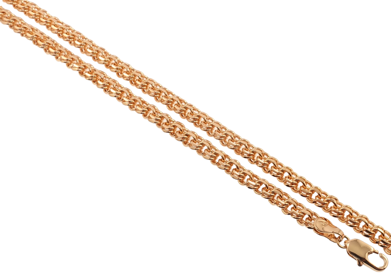 Цепочка Xuping Позолота РО "Плетение Бисмарк" размер 54см х 5мм
Цепочка Xuping Позолота РО "Плетение Бисмарк" размер 54см х 5мм