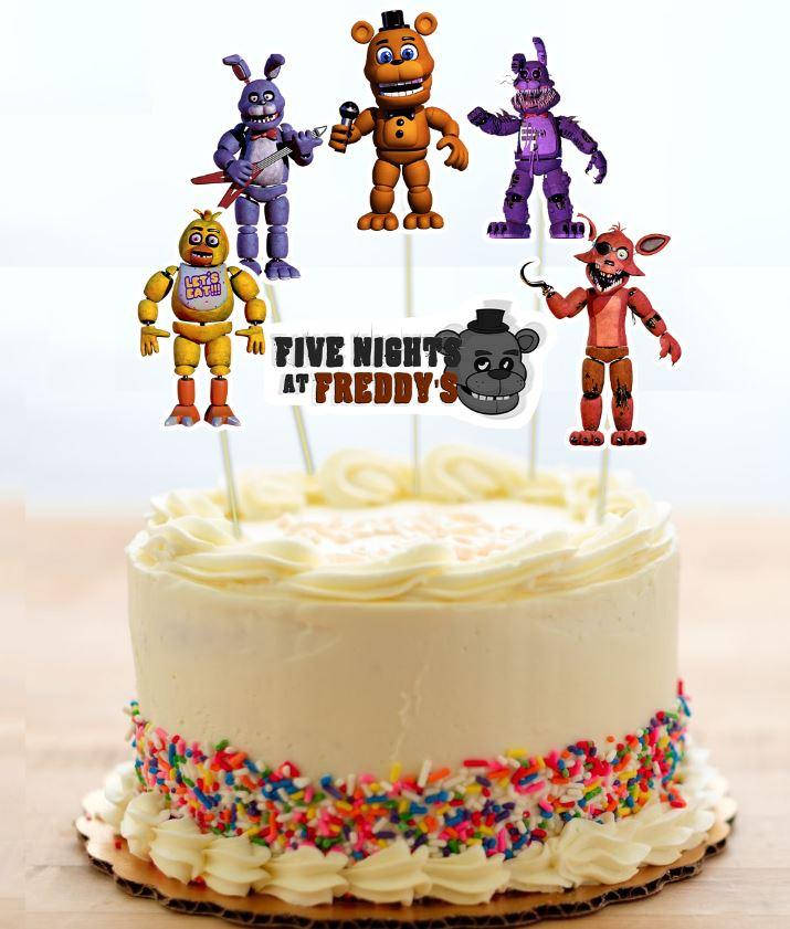 Набор средние топперы в торт "Фнаф" (8см, 6шт./уп.) вырубка КАРТОН
Набор средние топперы в торт "Фнаф" (8см, 6шт./уп.) вырубка КАРТОН