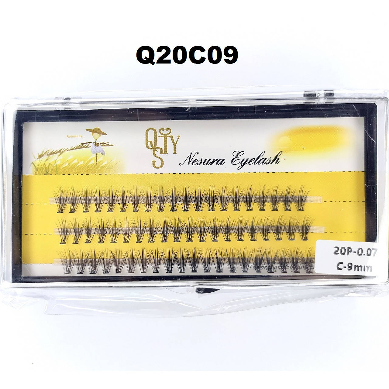 Ресницы QSTY Nesura Eyelash 20D, 9 мм, изгиб C, 0,07, 60 пучков Несура ресницы пучки, Черный
Ресницы QSTY Nesura Eyelash 20D, 9 мм, изгиб C, 0,07, 60 пучков Несура ресницы пучки, Черный