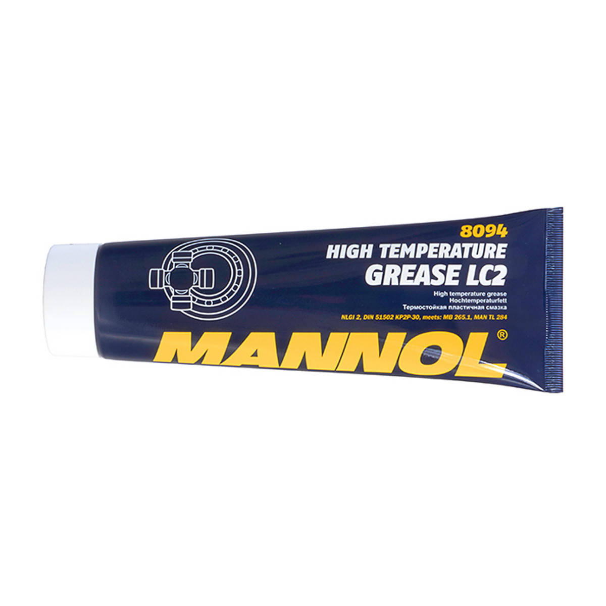 Смазка пластичная Mannol 8094 LC-2 HIGH TEMPERATURE GREASE 230г высокотемпературная синяя для подшипников
Смазка пластичная Mannol 8094 LC-2 HIGH TEMPERATURE GREASE 230г высокотемпературная синяя для подшипников
