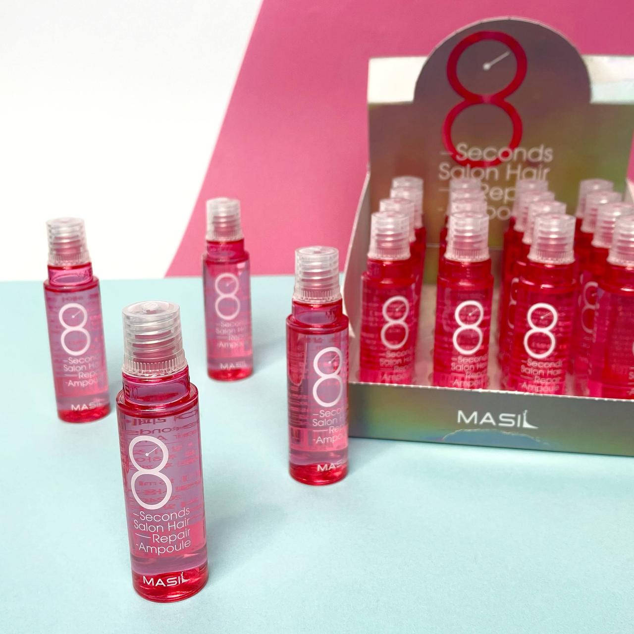 Протеиновая маска-филлер для поврежденных волос Masil 8 Seconds Salon Hair Repair Ampoule
Протеиновая маска-филлер для поврежденных волос Masil 8 Seconds Salon Hair Repair Ampoule