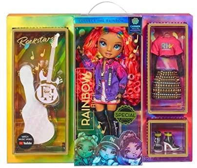 Кукла Рэйнбоу Хай Рокстар Рок звезда Кармен Rainbow High Rockstar Fashion Doll Carmen Major
Кукла Рэйнбоу Хай Рокстар Рок звезда Кармен Rainbow High Rockstar Fashion Doll Carmen Major