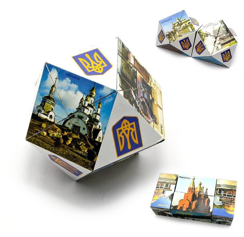 Головоломка "Украина" (7х7х7 см) 
Головоломка "Украина" (7х7х7 см)