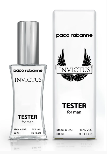 Тестер мужской Paco Rabanne Invictus, 60 мл.( Мужской парфюм Пако Рабан Инвиктус )/ Парфюмированная вода
Тестер мужской Paco Rabanne Invictus, 60 мл.( Мужской парфюм Пако Рабан Инвиктус )/ Парфюмированная вода