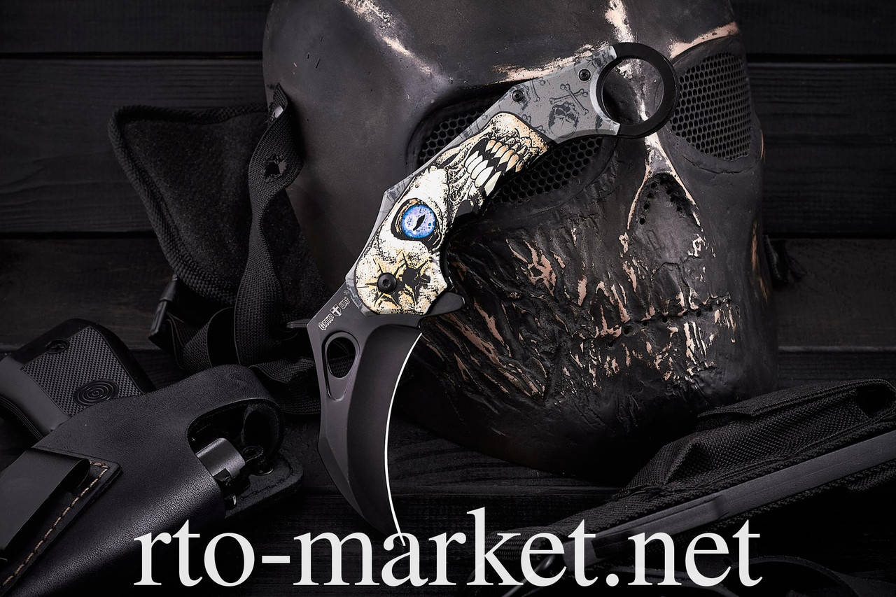 Нож керамбит (коготь) черный (сборной) из игры CS:Go
Нож керамбит (коготь) черный (сборной) из игры CS:Go