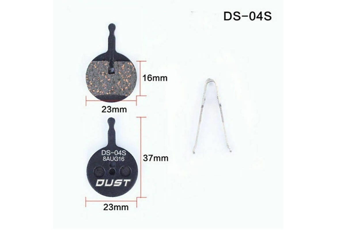 Колодки тормозные полуметалл disc DUST DS-04S AVID BB5 
Колодки тормозные полуметалл disc DUST DS-04S AVID BB5