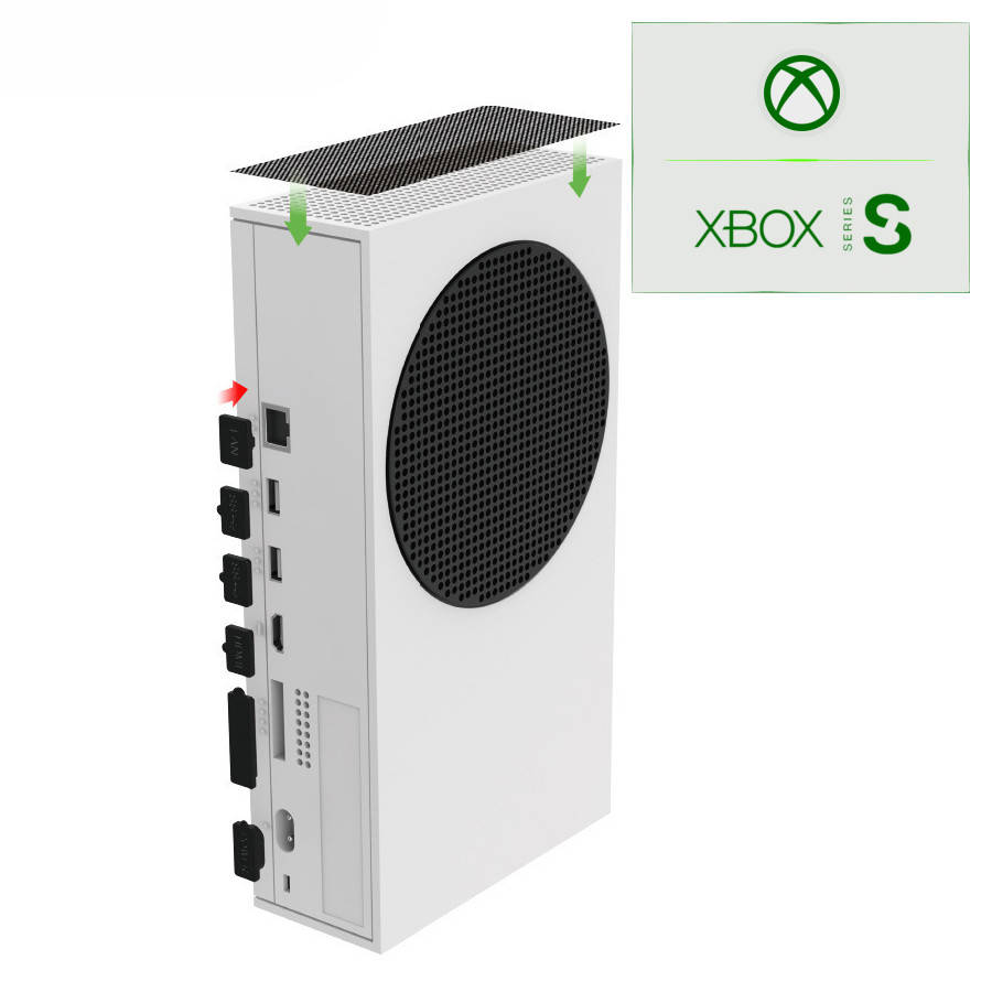 Пылезащитный комплект для игровой приставки-консоли Xbox Series S с четырьмя пылезащитными сетками и семью
Пылезащитный комплект для игровой приставки-консоли Xbox Series S с четырьмя пылезащитными сетками и семью