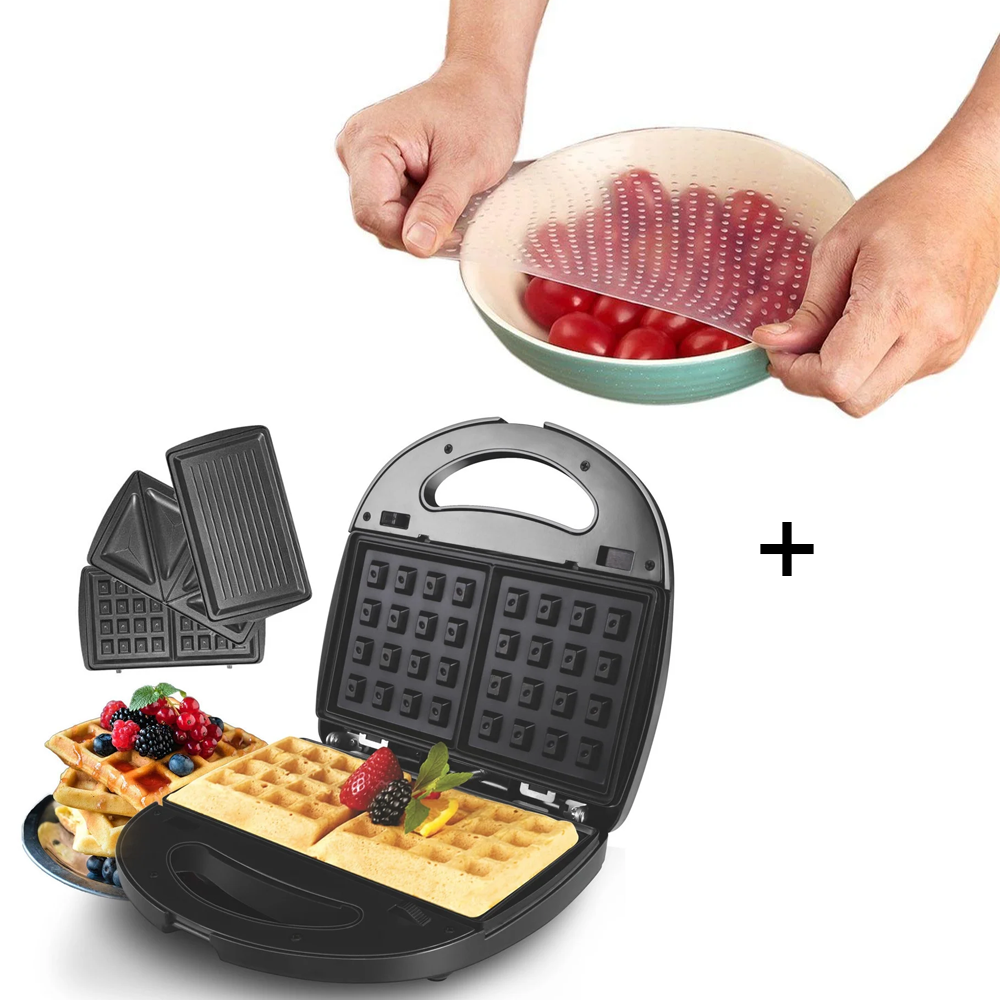 Сендвичница 4 в 1 Steinberg GT 780 1200W / Гриль вафельница, орешница + Подарок Силиконовые пленки крышки 
Сендвичница 4 в 1 Steinberg GT 780 1200W / Гриль вафельница, орешница + Подарок Силиконовые пленки крышки