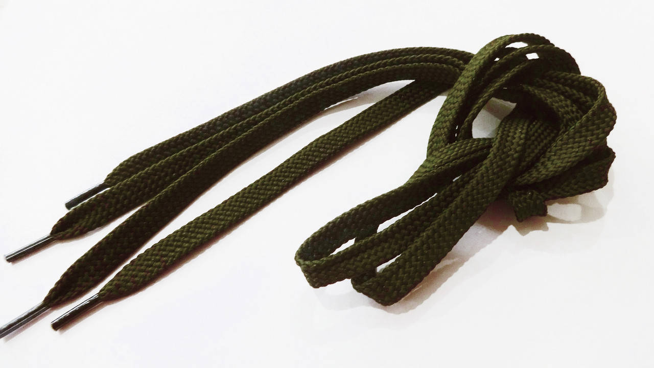 Шнурки в кроссовки плоские 100 см хаки (10 мм)
Шнурки в кроссовки плоские 100 см хаки (10 мм)