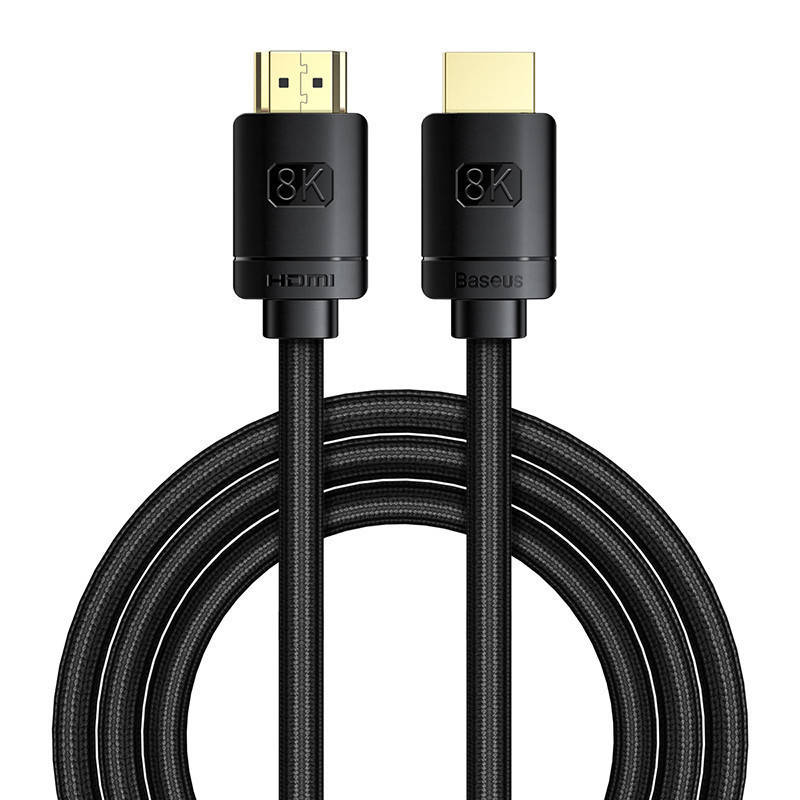 Кабель Baseus High Definition Series HDMI 8K to HDMI 8K 2m Black (CAKGQ-K01), Черный
Кабель Baseus High Definition Series HDMI 8K to HDMI 8K 2m Black (CAKGQ-K01), Черный