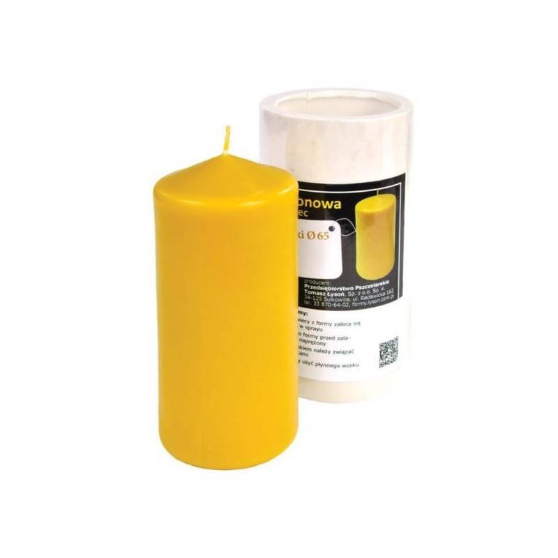 Форма силиконовая для свечей - Ролик гладкий (13,5см)
Форма силиконовая для свечей - Ролик гладкий (13,5см)