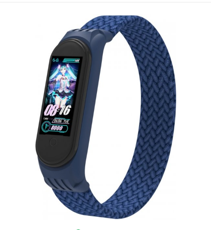 Ремешок нейлоновый Braided rope для Xiaomi Mi Band 3/ 4/ 5/ 6. Цвет синий. три размера по длине.
Ремешок нейлоновый Braided rope для Xiaomi Mi Band 3/ 4/ 5/ 6. Цвет синий. три размера по длине.