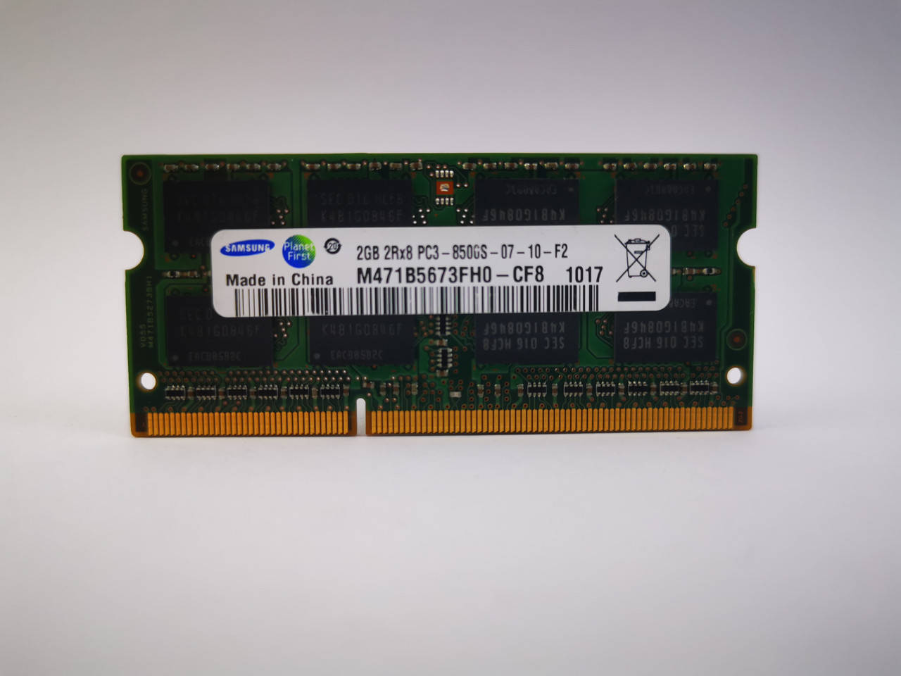 Оперативная память для ноутбука SODIMM Samsung DDR3 2Gb 1066MHz PC3-8500S (M471B5673FH0-CF8) Б/У
Оперативная память для ноутбука SODIMM Samsung DDR3 2Gb 1066MHz PC3-8500S (M471B5673FH0-CF8) Б/У