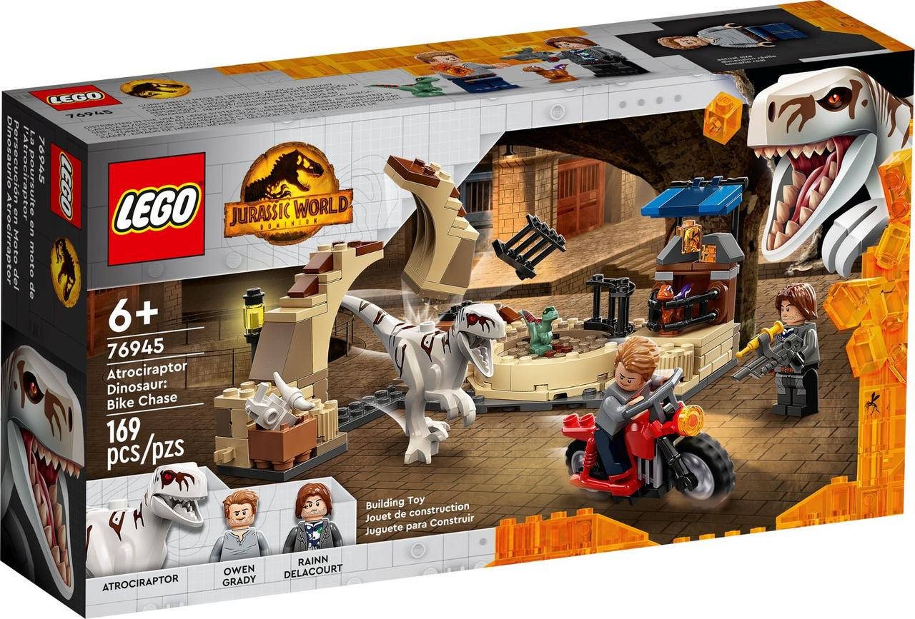 Конструктор Lego Jurassic World Атроцираптор: Погоня на мотоцикле 169 деталей (76945), Разные цвета
Конструктор Lego Jurassic World Атроцираптор: Погоня на мотоцикле 169 деталей (76945), Разные цвета
