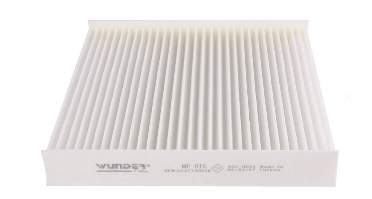 WUNDER Filter WP 816 - Фильтр салона на Рено Логан 2, Logan MCV2, Сандеро 2, Сандеро Степвей 2
WUNDER Filter WP 816 - Фильтр салона на Рено Логан 2, Logan MCV2, Сандеро 2, Сандеро Степвей 2