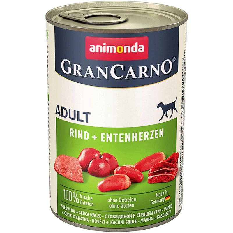 Вологий корм для дорослих собак Animonda GranCarno Original Adult яловичина та качині серця 400 г
Вологий корм для дорослих собак Animonda GranCarno Original Adult яловичина та качині серця 400 г