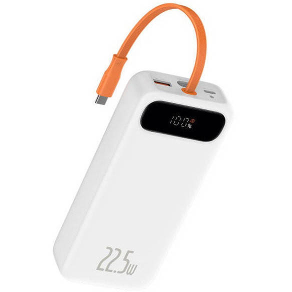 PowerBank BASEUS Block 20000mAh + кабель TypeC с быстрой зарядкой PD/QC |USB/1Type-C/22.5W/5A Белый PPLK000102
PowerBank BASEUS Block 20000mAh + кабель TypeC с быстрой зарядкой PD/QC |USB/1Type-C/22.5W/5A Белый PPLK000102