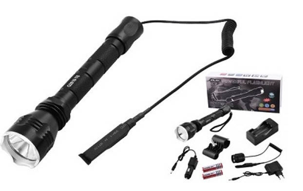 Подствольный фонарь Police Bailong BL-Q2819-T6 + выносная кнопка + крепление ЗУ220/12В + 2х18650, Черный
Подствольный фонарь Police Bailong BL-Q2819-T6 + выносная кнопка + крепление ЗУ220/12В + 2х18650, Черный