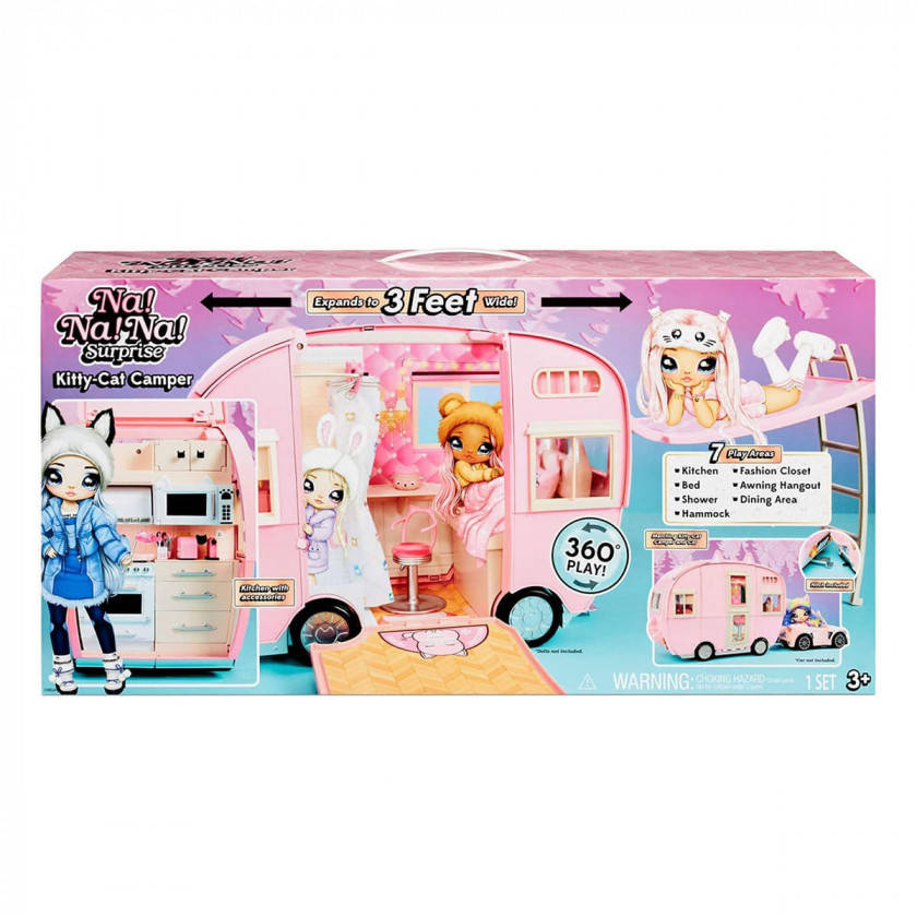 Игровой набор дом на колесах Na! Na! Na! Surprise Kitty Cat camper – Мяу-мяу кемпер На На На 575672
Игровой набор дом на колесах Na! Na! Na! Surprise Kitty Cat camper – Мяу-мяу кемпер На На На 575672